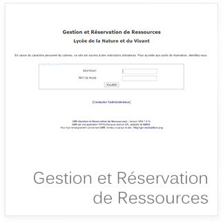 Gestion de Reservation de resources